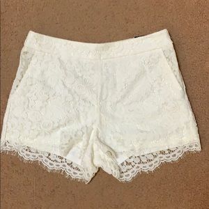 Express laced shorts